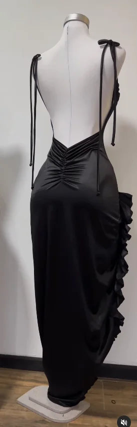 Senior sense Y2K sexy halter Spice Girl dress Aviola