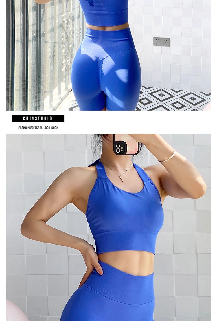 Seamless Push Up Sports Bra for Women, Sports Underwear, Workout Top, Crop Fitness, Active Wear, Yoga Gym Brassiere Sportswear Aviola