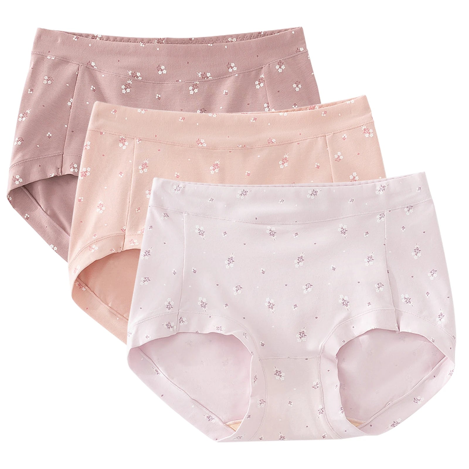 3pcs/Set Cotton Underwear for Women Lady Comfort Soft Underpant Breathable Female Briefs Girl Panties Aviola