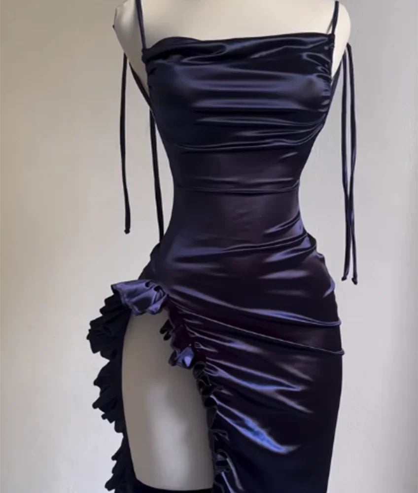 Senior sense Y2K sexy halter Spice Girl dress Aviola