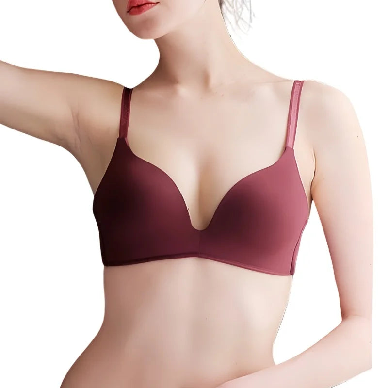 2Pcs/Set Push Up Bra Padded Bras For Women Underwear Non-wire Brassiere Sexy Lingerie Solid Color 3/4 Cup Comfort Intimates Aviola