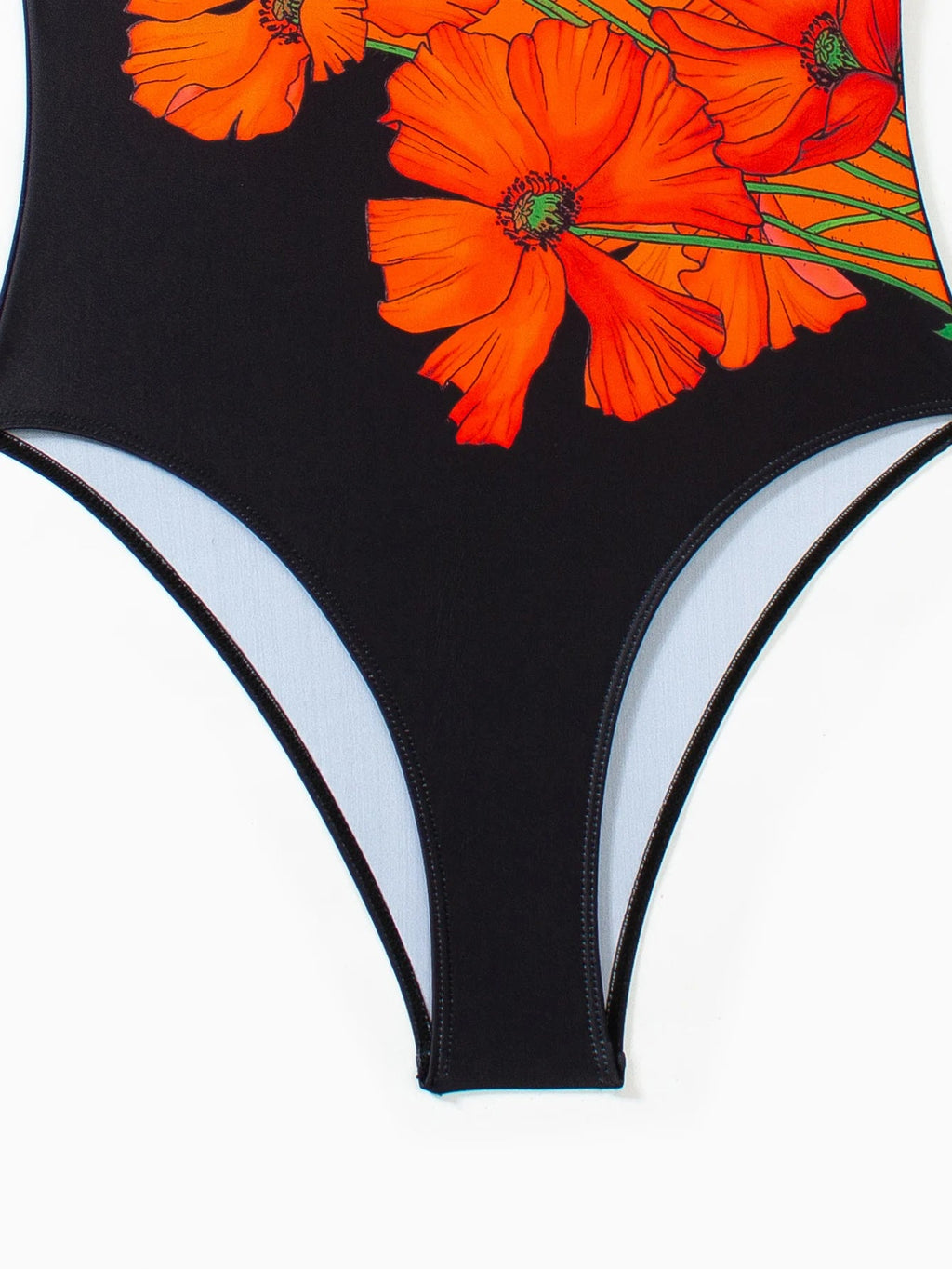 2025 New Sexy Floral One-Piece Swimsuit for Women's Sling Beach Play Seaside Vacation Ladies Monokini With Bloom Design Swimwear Aviola