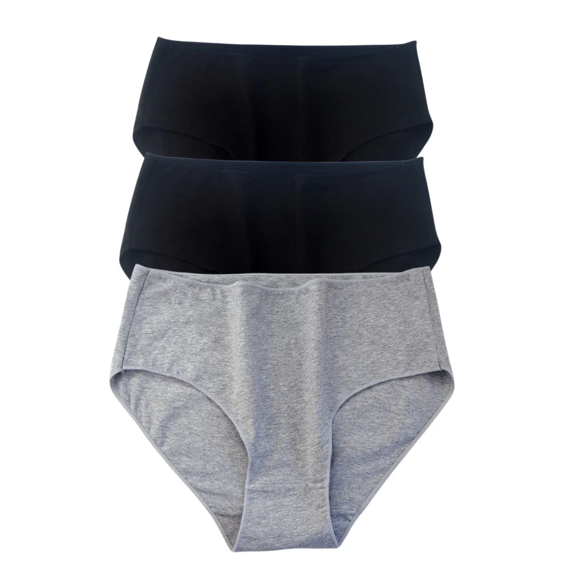 3Pcs/Set Cotton Panties Women High Waist Briefs Breathable Comfort Underwear Female Underpants Solid Color Intimates M-2XL Panty Aviola
