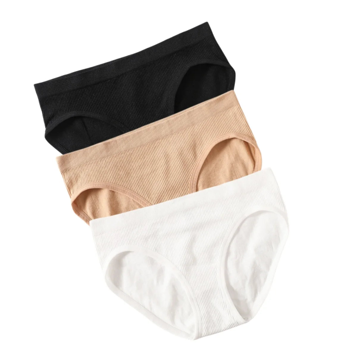 3Pcs/Set Seamless Panties Women Low Waist Briefs Female Full Coverage Back Underwear Sports Underpants Sexy Lingerie Panty Aviola