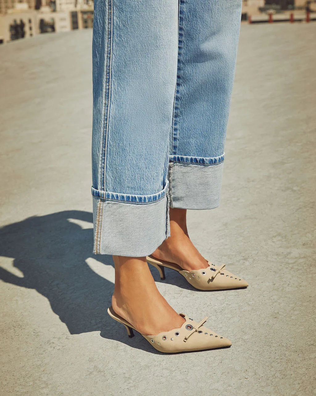 Mom Jeans Women Denim Pant Wide Leg Long Pants Y2k Streetwear High Waist Straight Trousers Elegant Temperament Spring 2025 Aviola
