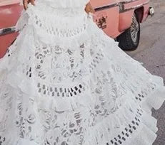 Black Long Dress Elegant One-Shoulder Solid Ruffle Long Evening Dress Summer Elegant Sleeveless Lace Hollow Party Sexy Dress Aviola
