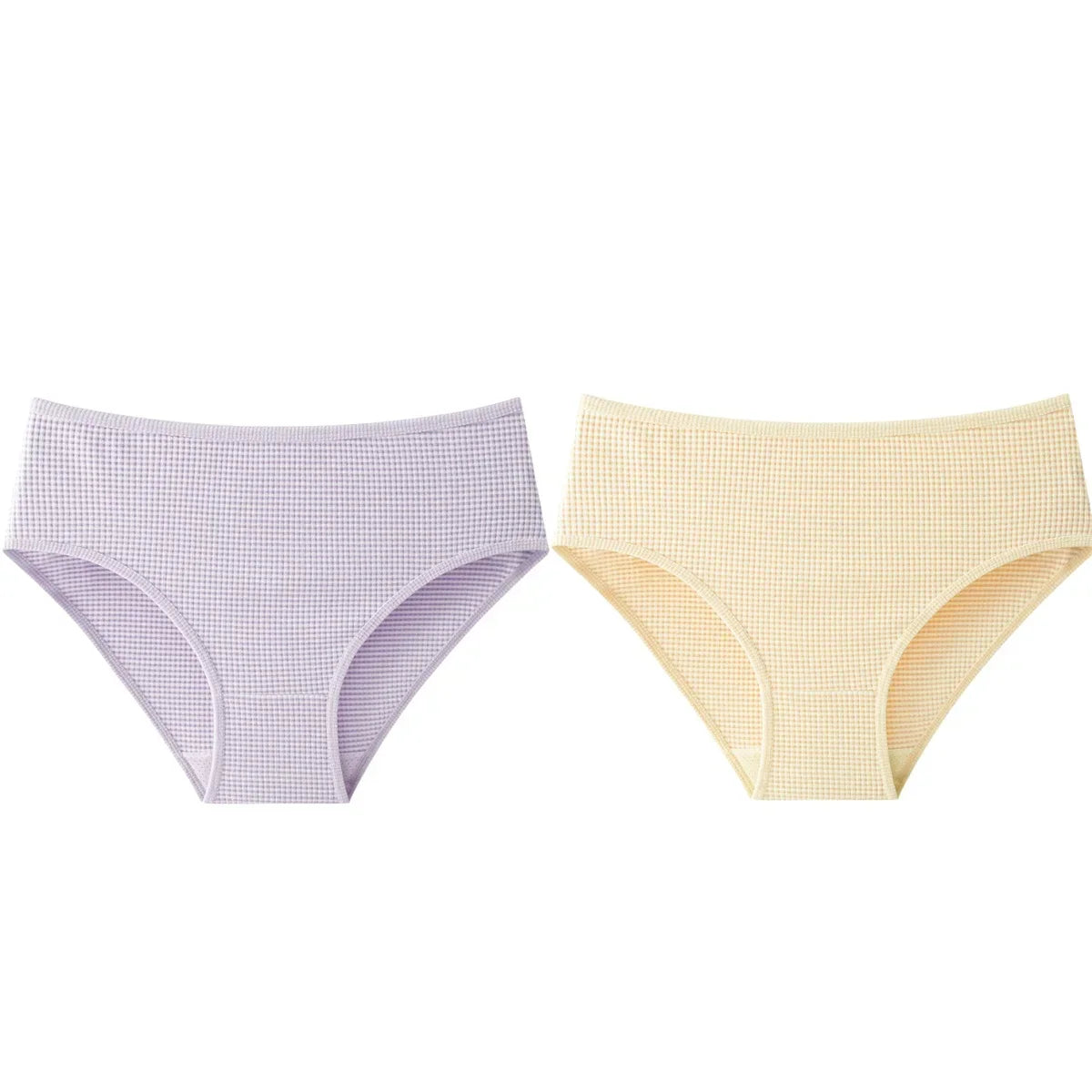 2Pcs/Set Women High Rise Panties Seamless Underwear Winter Warm Underpants Breathable Briefs Female Sexy Lingerie Aviola