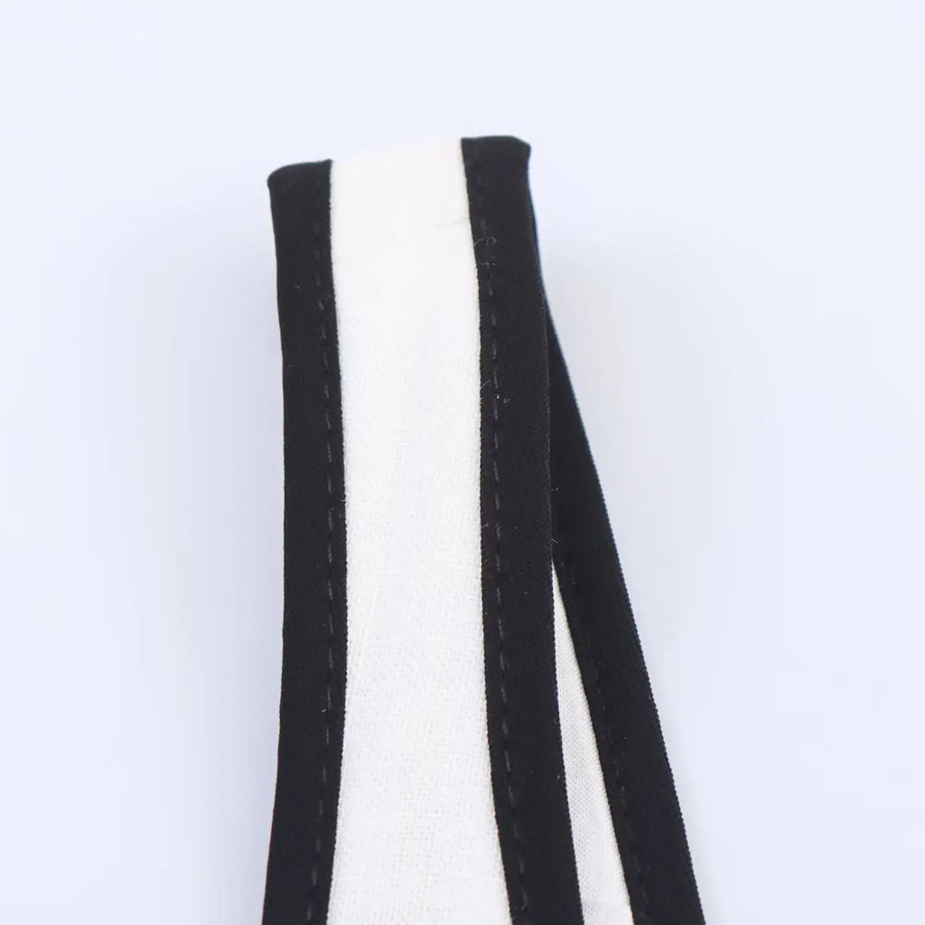 UNIZERA Contrast Edge Midi Dress 2025 Summer New Arrivals Women's Casual Loose Suspender Dress Aviola