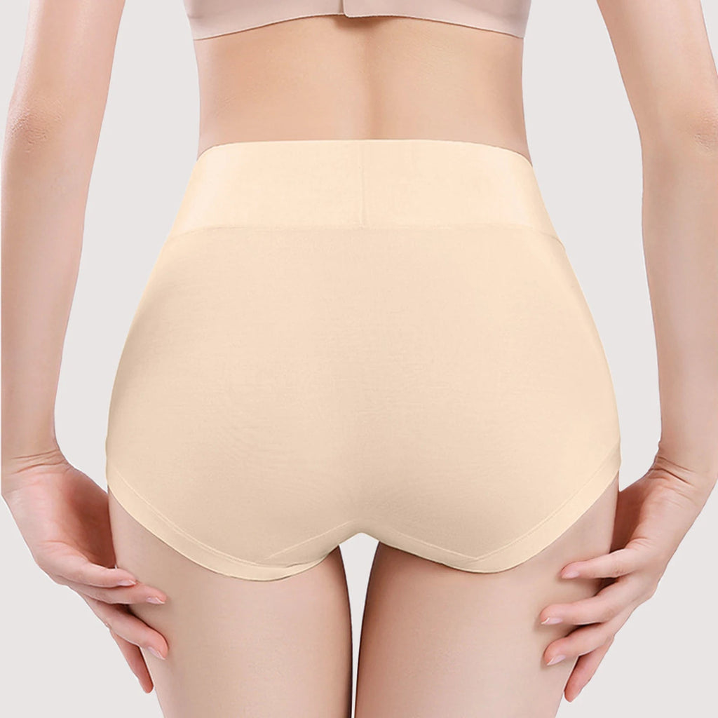 4pcs/Set Women Cotton Underwears Comfortable Soft Breathable Elastic Underpants Lady Panties Girls Briefs Aviola
