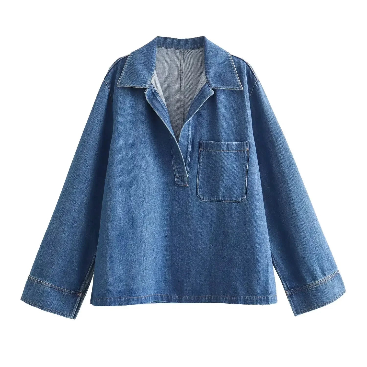 Two Piece Sets Women Denim Top Straight Wide Leg Pants Mom Jeans Matching Sets Lace Up Trousers Ensemble Streetwear Outfits Aviola