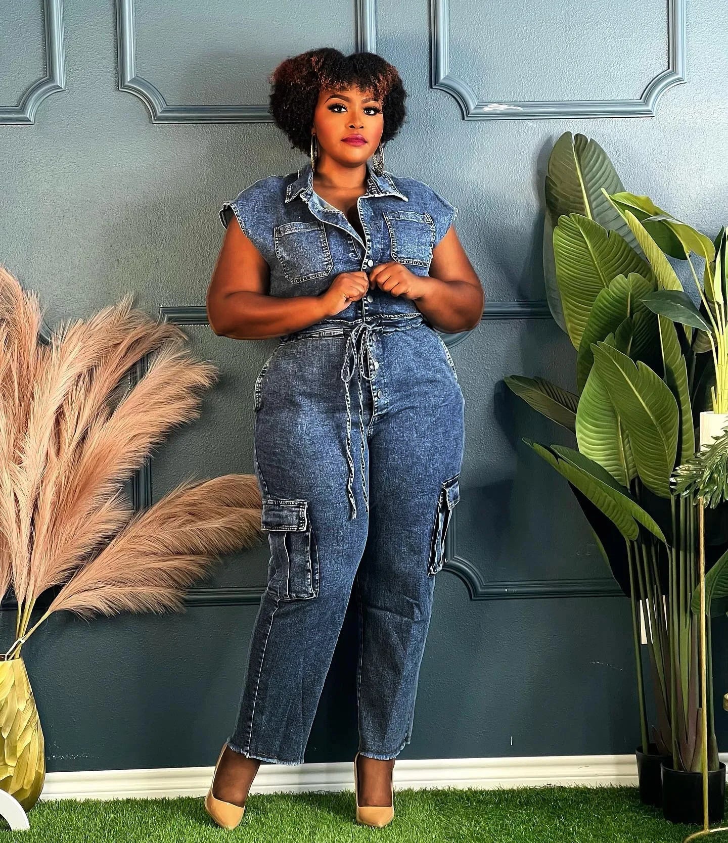 Demin Overalls Women Slim Fit Jumpsuits Sleeveless One Piece Long Pants Mom Jeans High Waist Y2k Club Party Casual Rompers Aviola