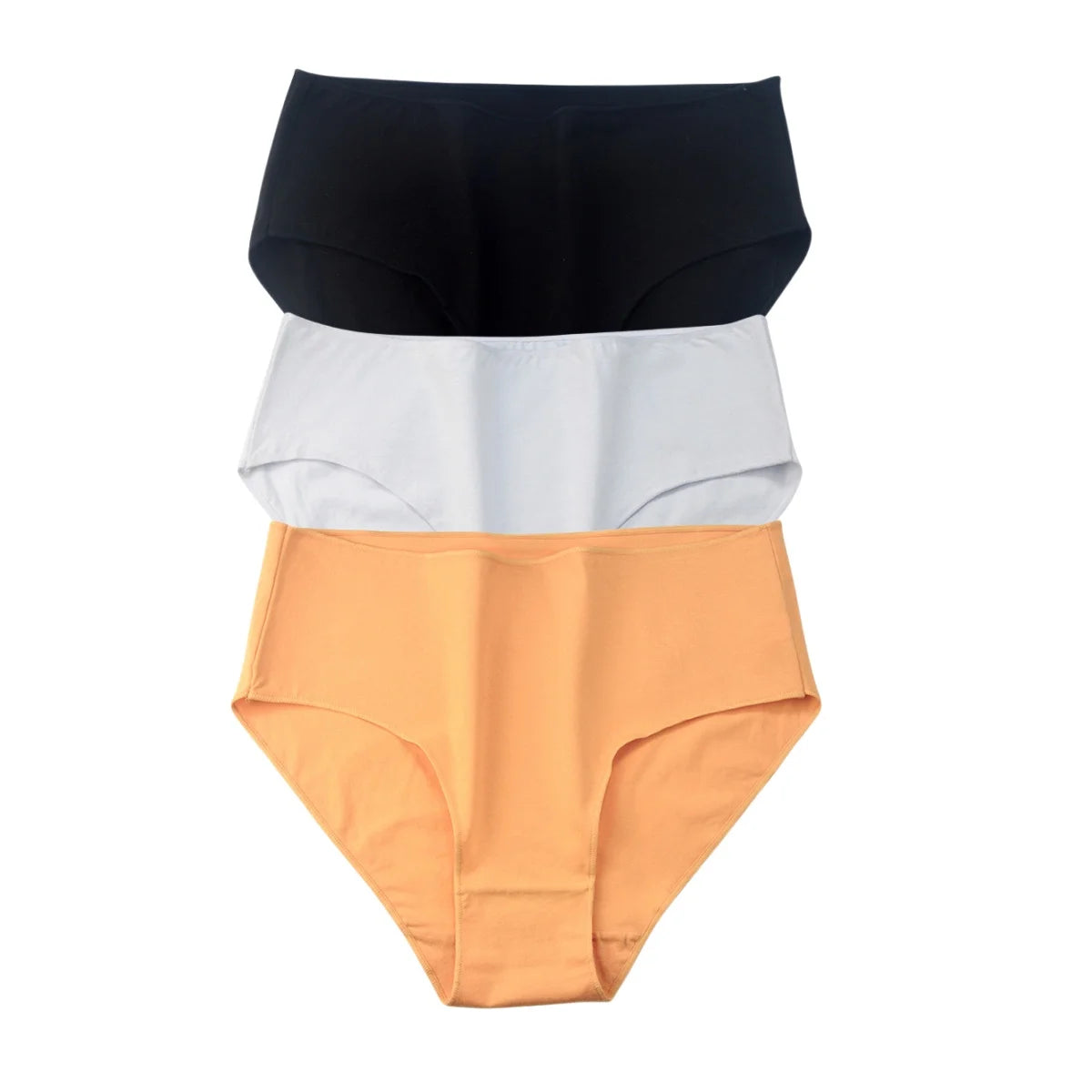 3Pcs/Set Cotton Panties Women High Waist Briefs Breathable Comfort Underwear Female Underpants Solid Color Intimates M-2XL Panty Aviola