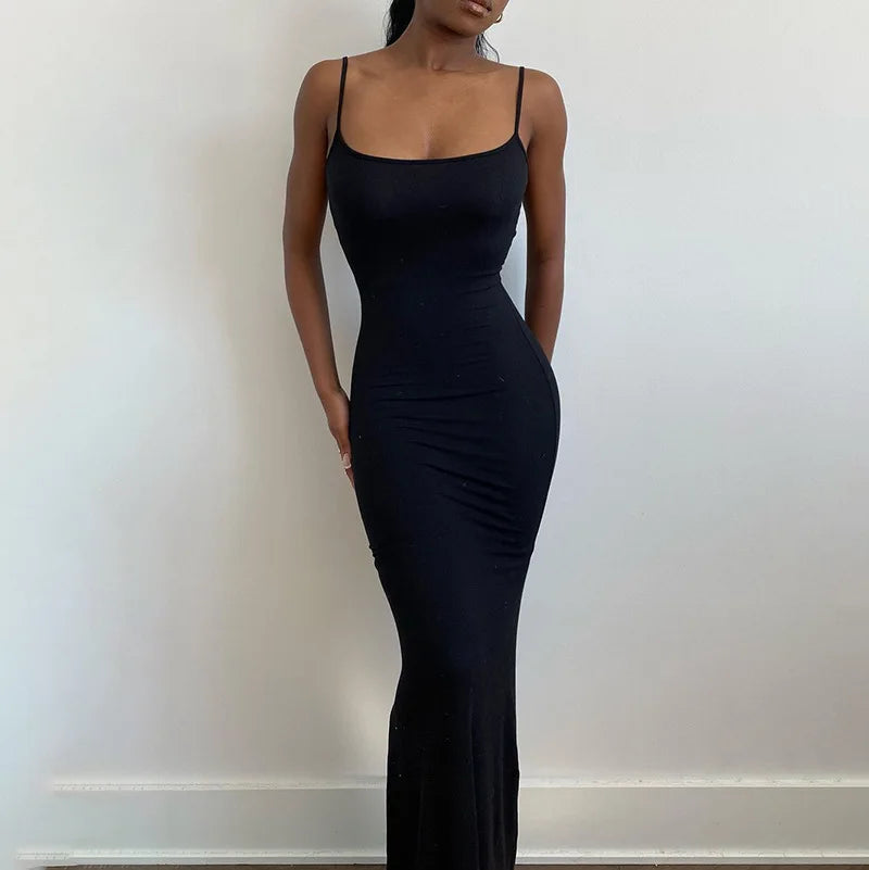 Y2K summer casual style Japanese and Korean casual women's suspender style collarless dress dress Aviola
