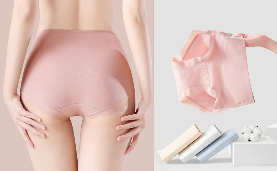3pcs/Set Plus-Size Cotton Panties Girls Briefs Women Comfortable Breathable Female's Lingerie Soft Underwears Aviola
