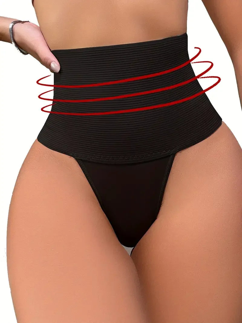 Women High Waist Control Panties Breathable & Comfy Elastic Intimates Shapewear Thongs Women's Lingerie & Underwear Aviola