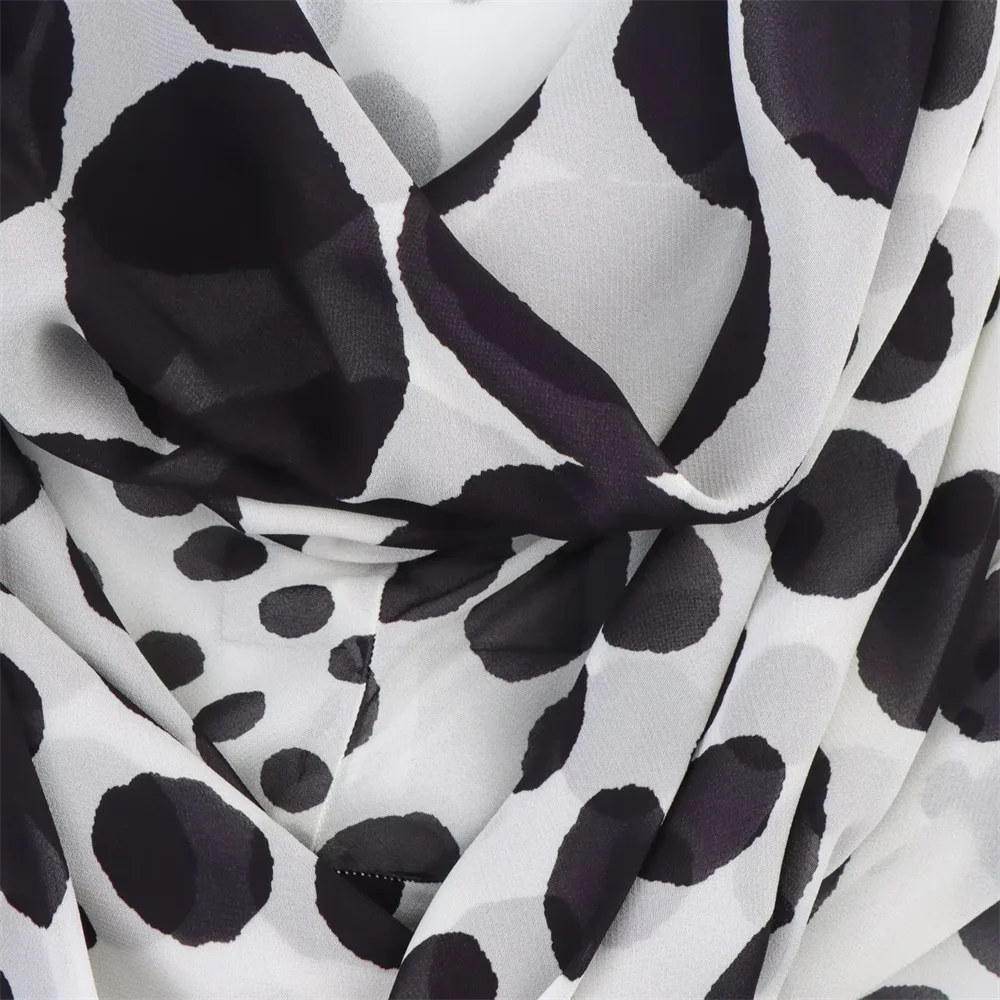 BM&MD&ZA2025all-match temperament polka dot sleeveless backless beach holiday style long dress summer new women's clothing Aviola