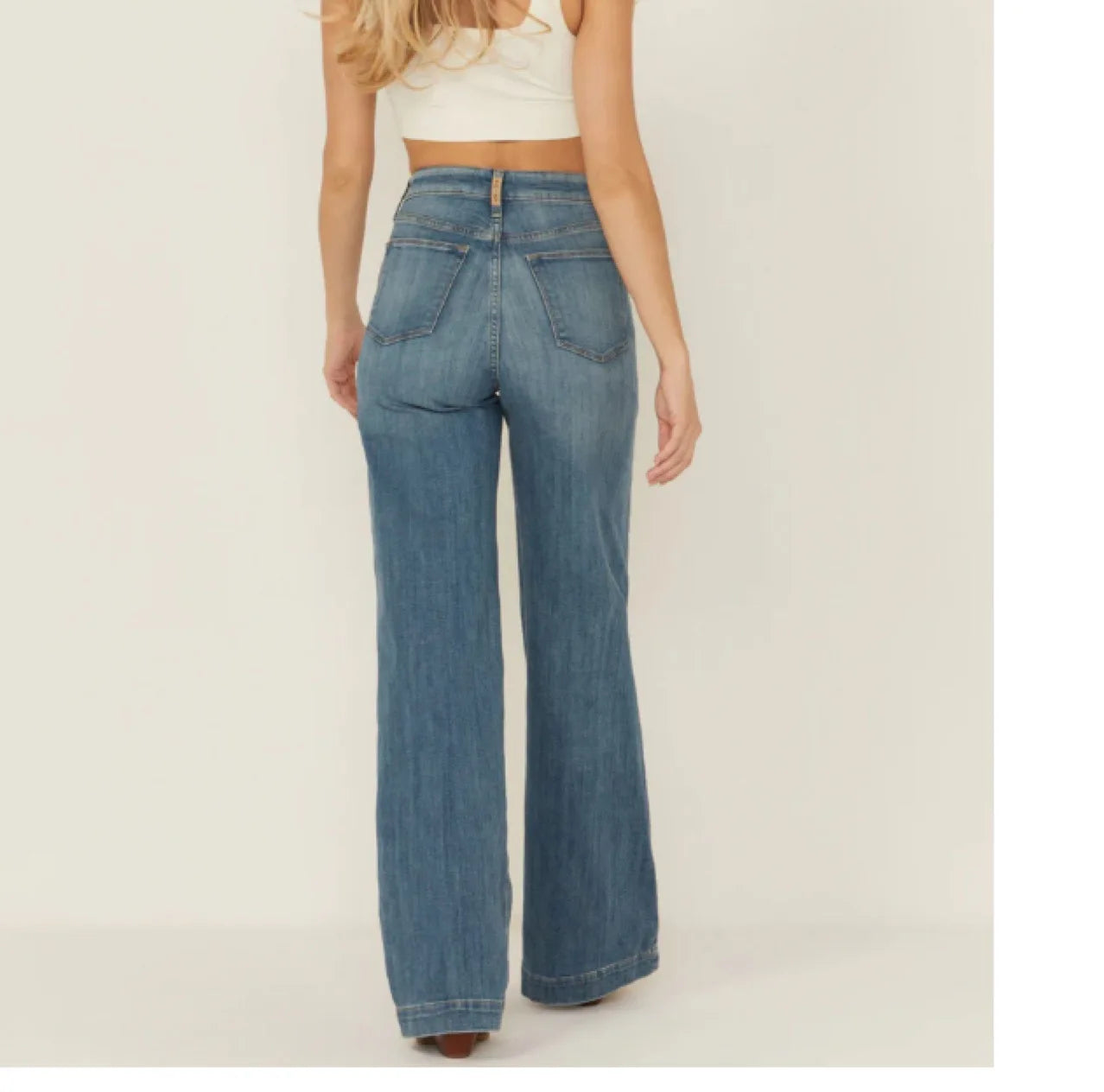Jeans Wide Leg Pants Women Mom Denim Pants Streetwear 2025 High Waist Straight Trousers Washed Distressed Pockets Y2k Elegant Aviola