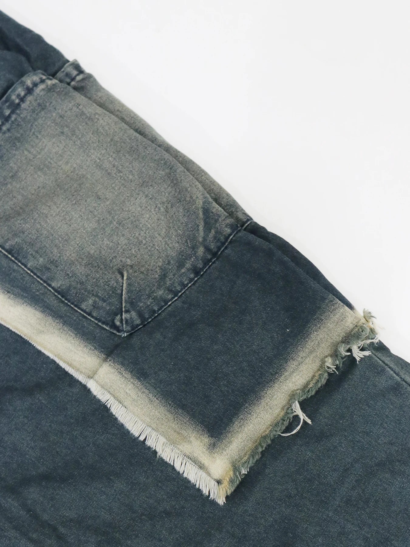 Jeans Women Harem Pants Hole Elastic Waist Tassels Washed Denim Pants Punk Y2k Streetwear 2025 Ripped Ankle Length Trousers Aviola