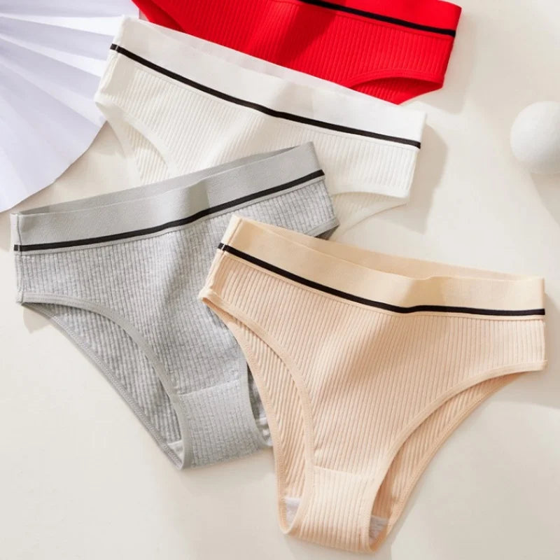 Seamless Panties Women Hip Lift Briefs Cotton Panties Breathable Mid Waist Underwear Female Sexy Lingerie Aviola