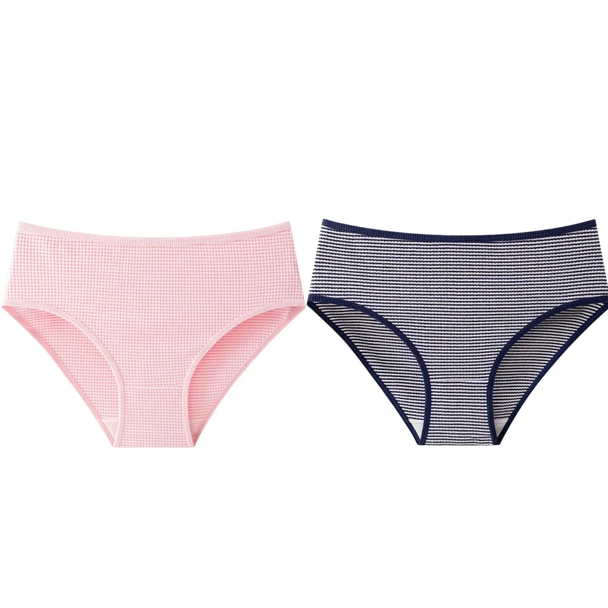2Pcs/Set Women High Rise Panties Seamless Underwear Winter Warm Underpants Breathable Briefs Female Sexy Lingerie Aviola