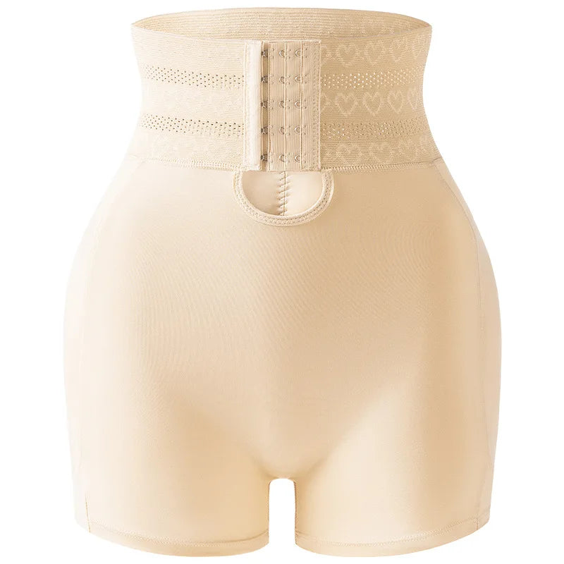 4 Pads Body Shaper Women Hip and Butt Lifter Shapewear Tummy Control Panties Waist Trainer with 3-Row Hooks Slimming Underwear Aviola