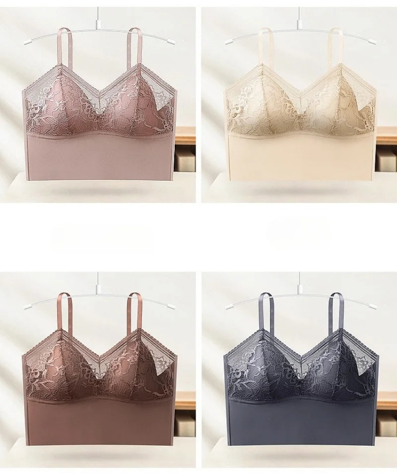 Seamless Bras For Women Push Up Bra Padded Underwear Comfort Brassiere Non-wire Lace Sexy Lingerie Aviola