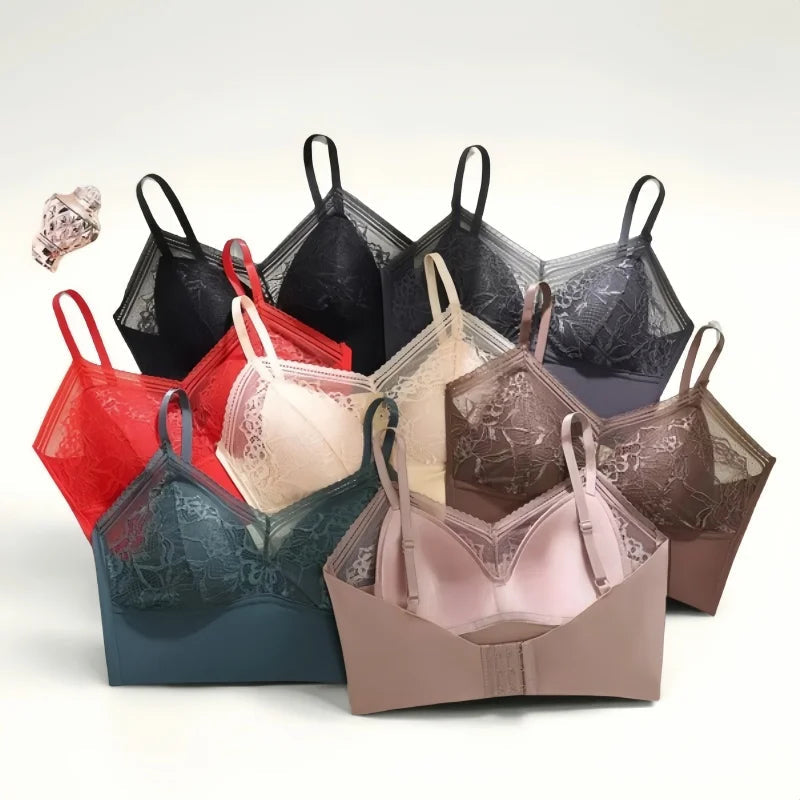 Seamless Bras For Women Push Up Bra Padded Underwear Comfort Brassiere Non-wire Lace Sexy Lingerie Aviola
