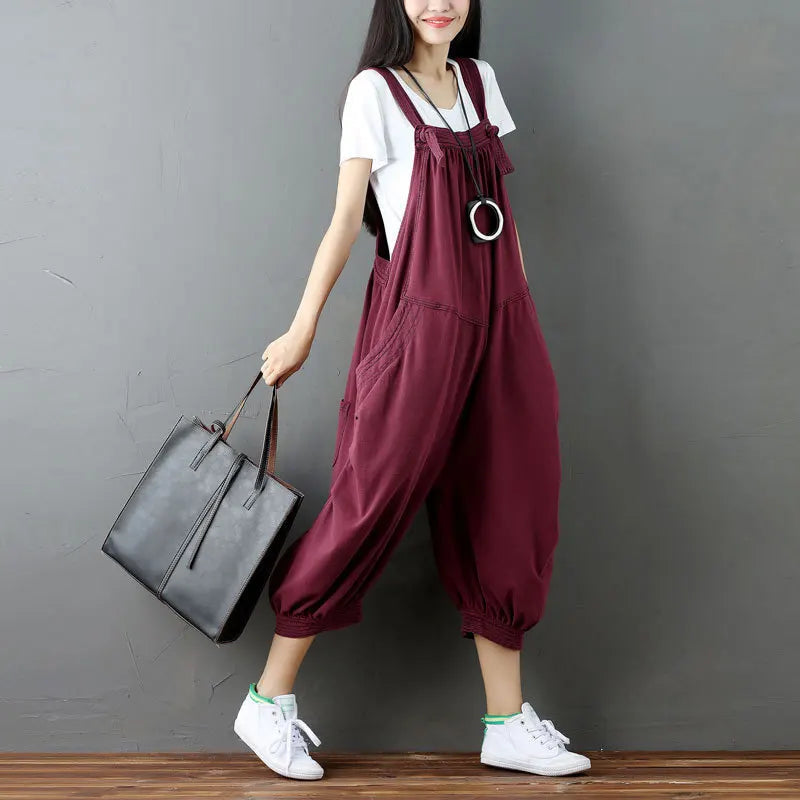 Jumpsuits Women Denim One Piece Mom Jeans Overalls Wide Leg Long Pants High Waist Rompers Y2k Streetwear Work Casual 2025 Aviola