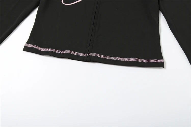 Nibber Summer swee Sporty Women Tracksuit 2 Piece Set Lettert Zip Hooded Jacket+Biker Shorts Matching Stretch Activity Suits Aviola