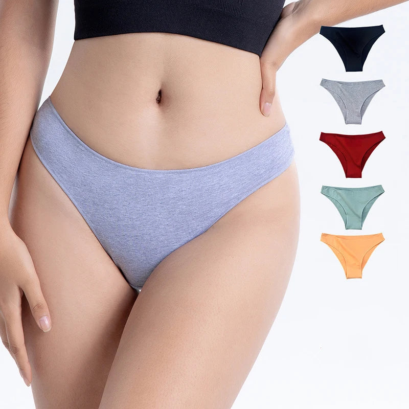 Women's 3pcs/Set Low-rise Cotton Panties Girl Underwear 2025 New Panties Low Waist Panty Breathable Soft ladies Briefs Multipack Aviola