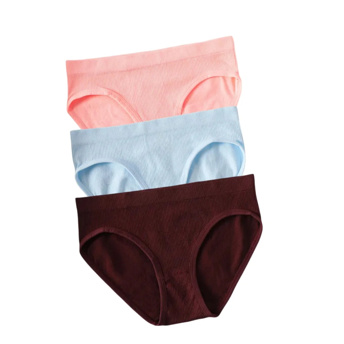 3Pcs/Set Seamless Panties Women Low Waist Briefs Female Full Coverage Back Underwear Sports Underpants Sexy Lingerie Panty Aviola