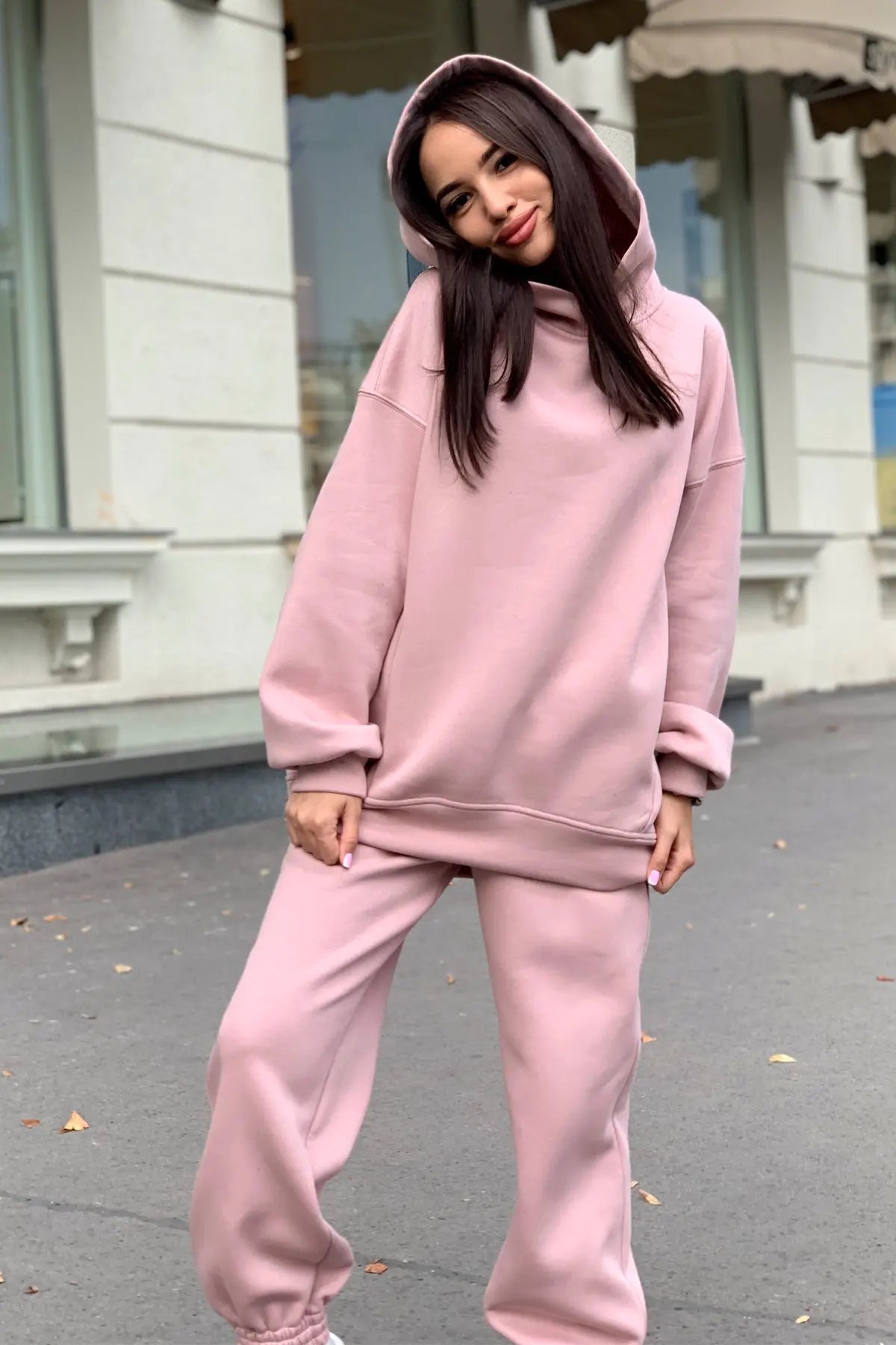autumn tracksuit outfit set Women Two Piece Set hoodies Hooked Leisure Wide Leg Long Pants Sets Slim Fit Office Ladies Autumn Aviola