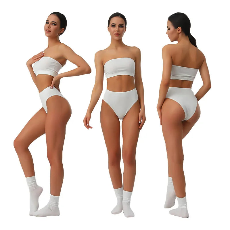 Women Sexy Cotton Panties Seamless Bikini Underwear Plus Size Briefs Ladies High-Rise Underpants Comfortable Lingerie 8117 Aviola