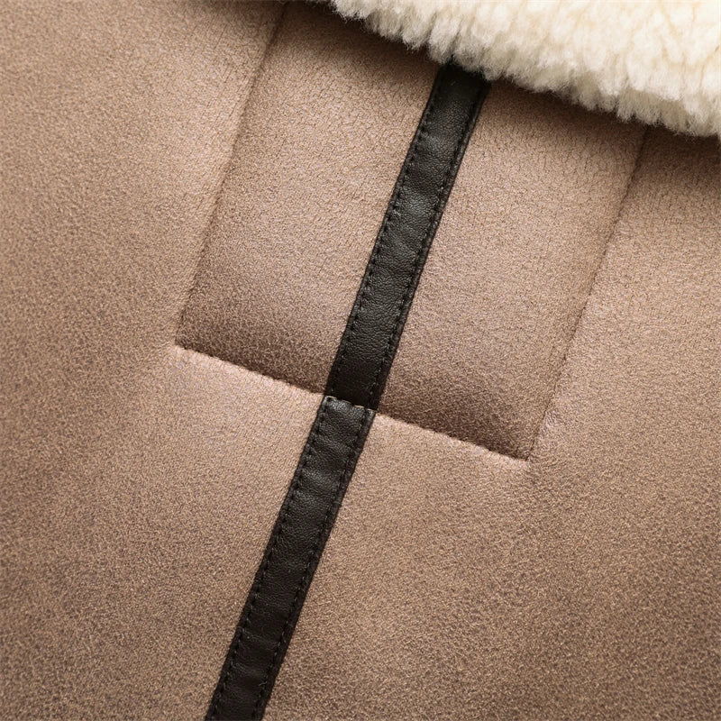 RARF Autumn Winter Women Fur Vest High Street Female Faux Sheepskin Fur Waistcoat Chic Fleece Thick Warm Sleeveless Outwear Aviola