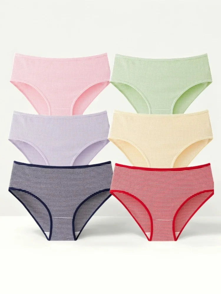 2Pcs/Set Women High Rise Panties Seamless Underwear Winter Warm Underpants Breathable Briefs Female Sexy Lingerie Aviola