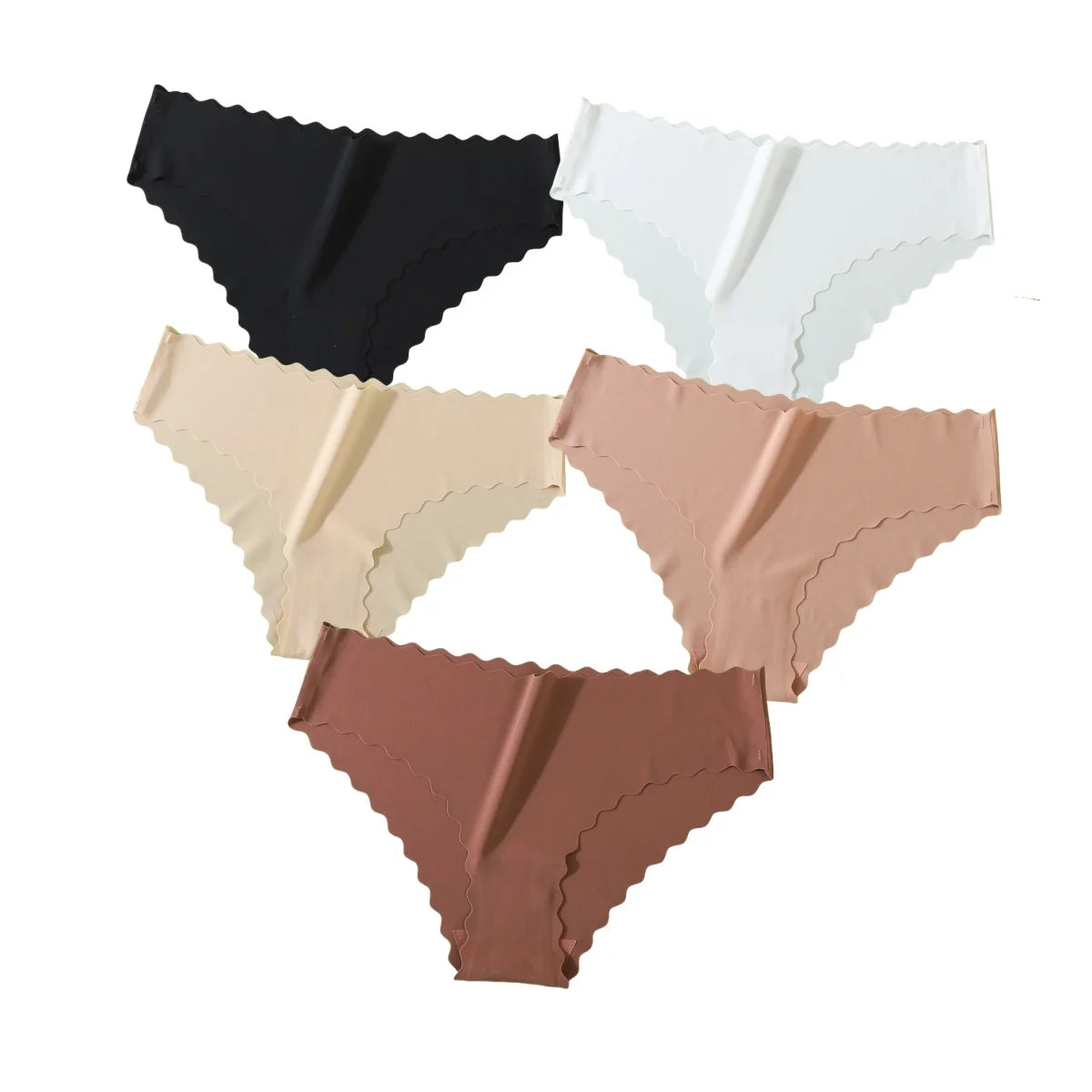 5Pcs/Set Briefs Women Panties Seamless Underwear Female Underpants Summer Soft Panties Thin Sexy Lingerie Aviola