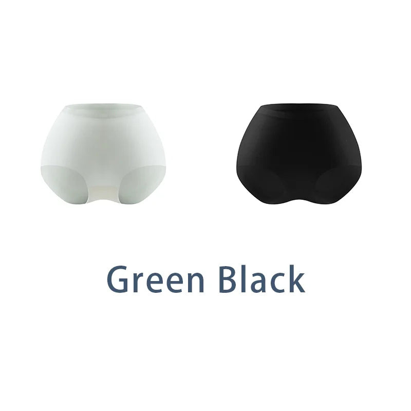 2PCS/Set Women 10D Ultra Thin Antibacterial Seamless Underwear Girls Yoga Sport Panties M-3XL Plus Size Comfort Briefs Lingerie Aviola