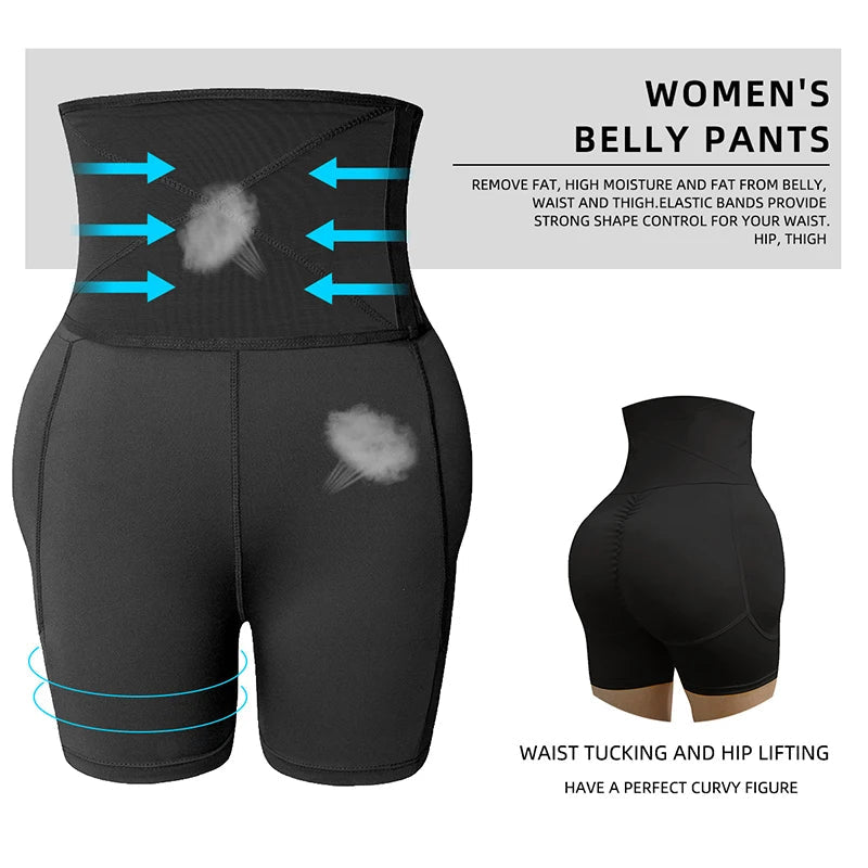 Body Shaper Butt Lifter Enhancer Hip Pad High Waist Tummy Control Panties Invisible Briefs Fake Ass Buttock Slimming Thigh Aviola