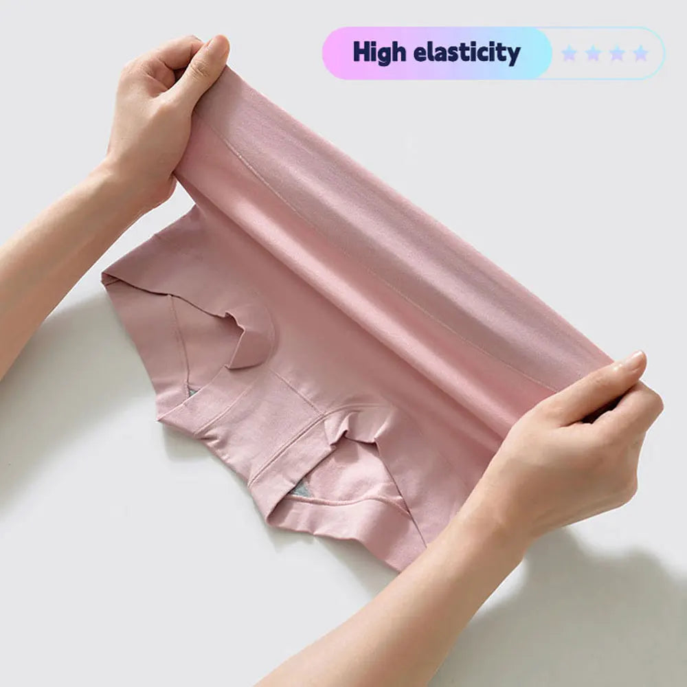 Womens Cotton Panties Comfortable Briefs Underpants High Waist Underwear Soft Breathable Elastic Ladies Underwears Aviola