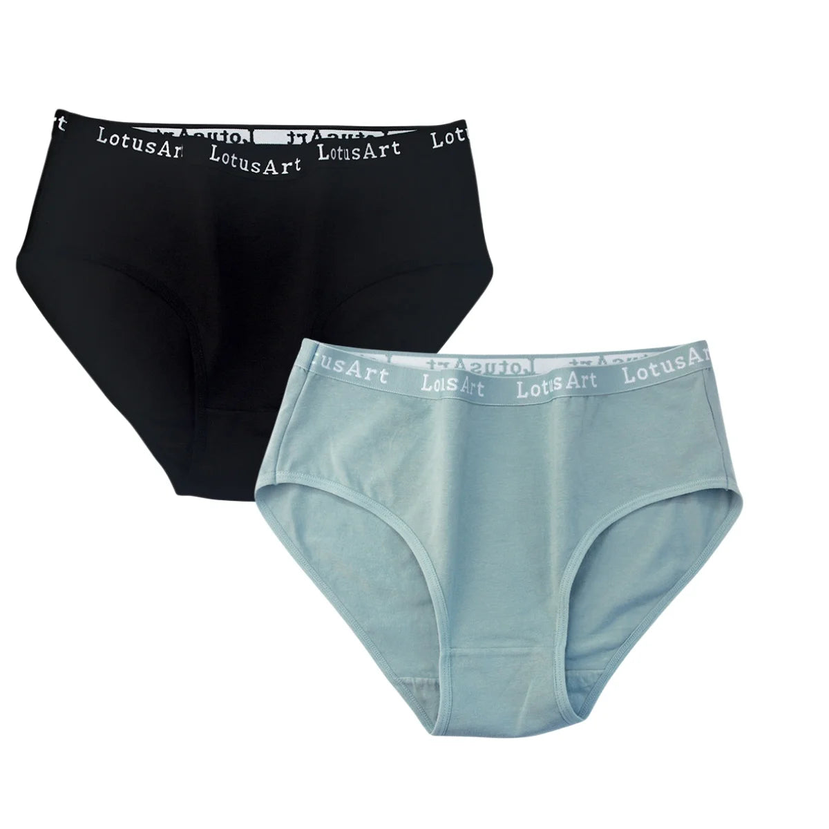 2PCS/Set Cotton Panties Women High Waist Briefs Solid Color Pantys Female Intimates Comfot Breathable Lingerie M-2XL Underpants Aviola
