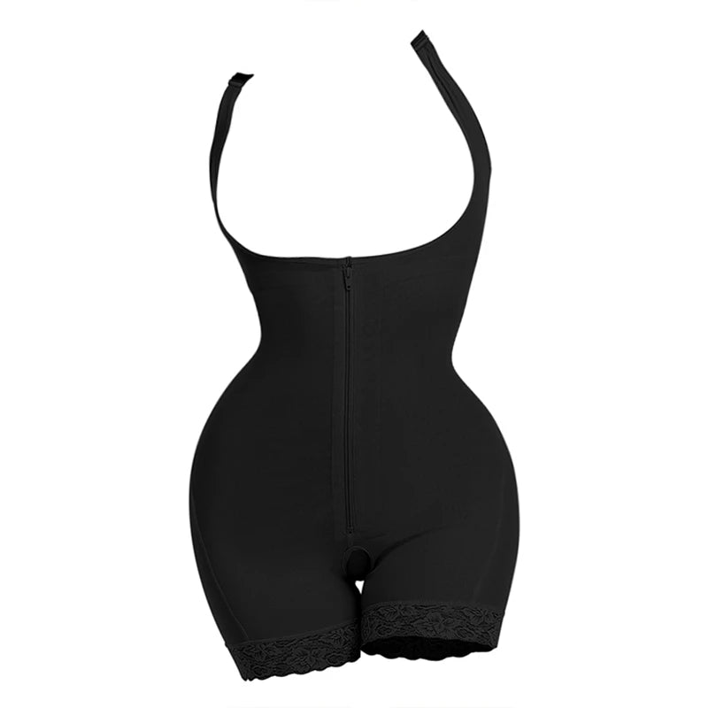 Bdoy Shapers Women High Waist Slimming Sheath Belly Compression Garment Tummy Full Bodysuits Shapewear Fajas Without Pads Aviola
