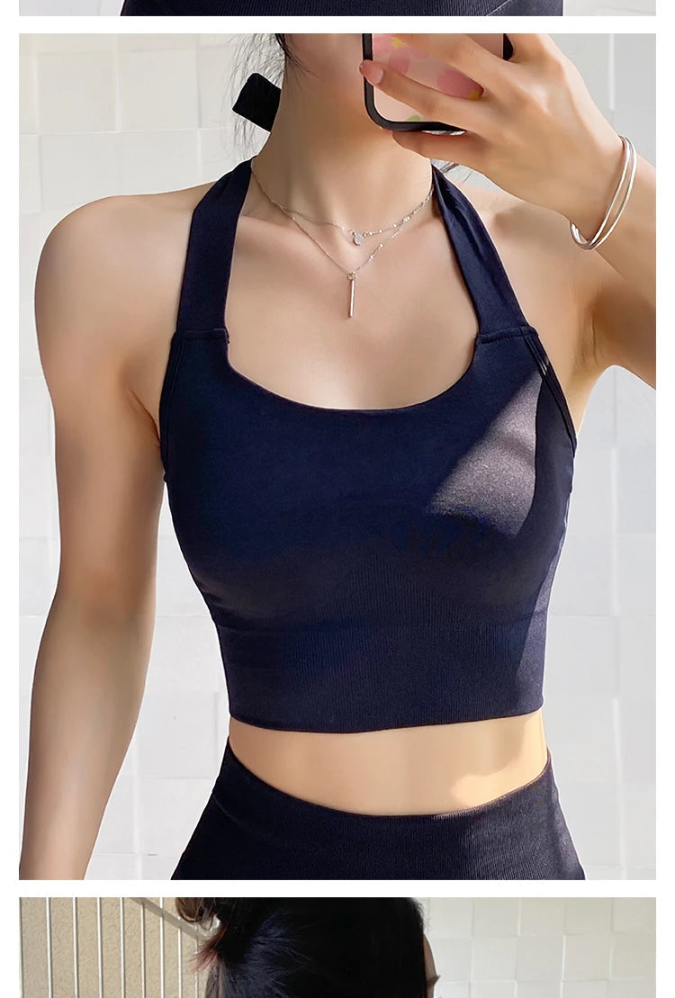 Seamless Push Up Sports Bra for Women, Sports Underwear, Workout Top, Crop Fitness, Active Wear, Yoga Gym Brassiere Sportswear Aviola