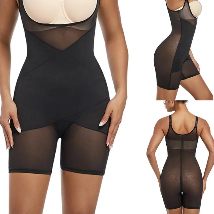 Light Shapewear Bodysuit Body Shaper Women Belly Sheath Waist Trainer Reductive Slimming Underwear Thin Breathable Aviola