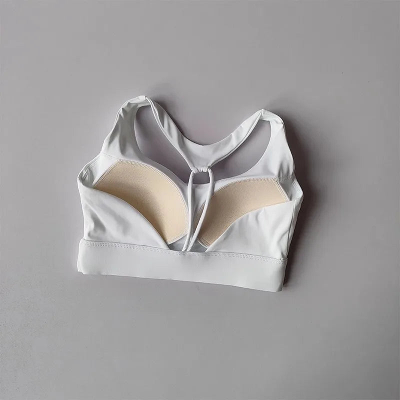 Women's High-Intensity Sports Underwear Shock-Proof Anti-Sagging Yoga Vest Bra Beauty Back Running Bras Fitness Tops Gym Bra Aviola