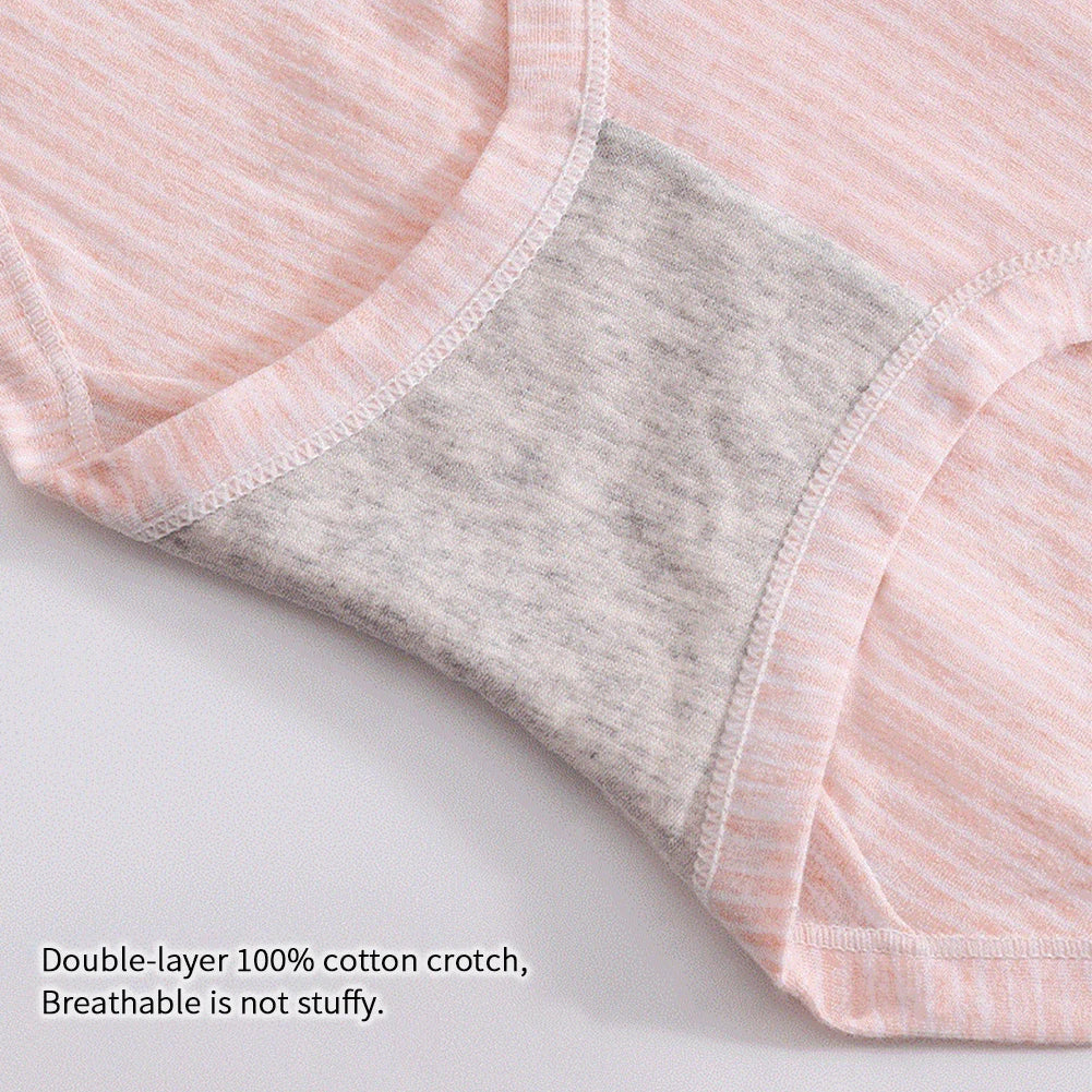 3pcs/set Women's Originals Underwear, Breathable Stretch Cotton Soft Panties Lingerie Comfortable Female Girl Briefs Aviola