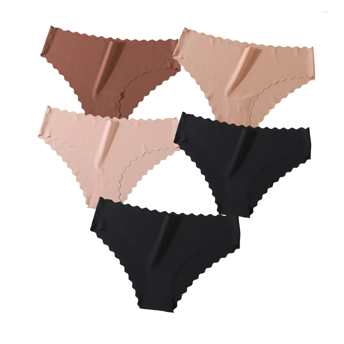 5Pcs/Set Briefs Women Panties Seamless Underwear Female Underpants Summer Soft Panties Thin Sexy Lingerie Aviola