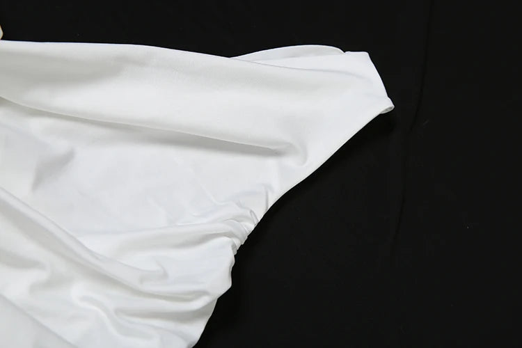 Nibber Skinny Backless Sexy Tank Tops Swing Collar Summer Cross Sleeveless Pleated Solid Elegant Party Streetwear Daily Vest Aviola