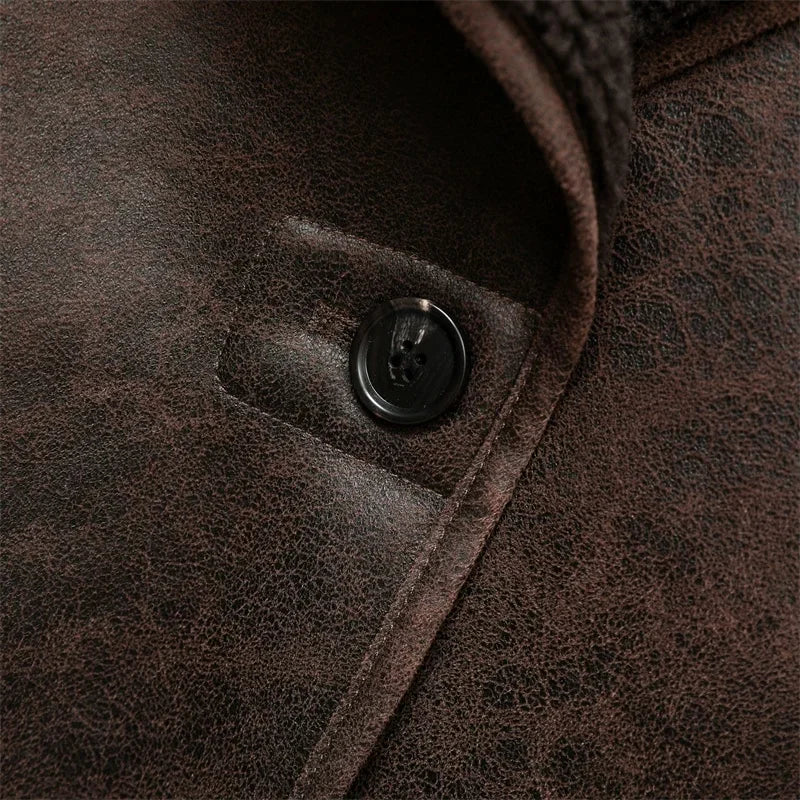 2025 Woman Thick Faux Leather Jackets for Women Autumn Winter Warm Coats Female Demi-season Plush Jacket Women Outerwears Aviola