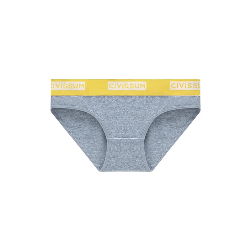 Women 100% Cotton Sexy Rainbow Panties Female Low Waist Underwear Classic Design Lingerie Girls Cute Briefs Aviola