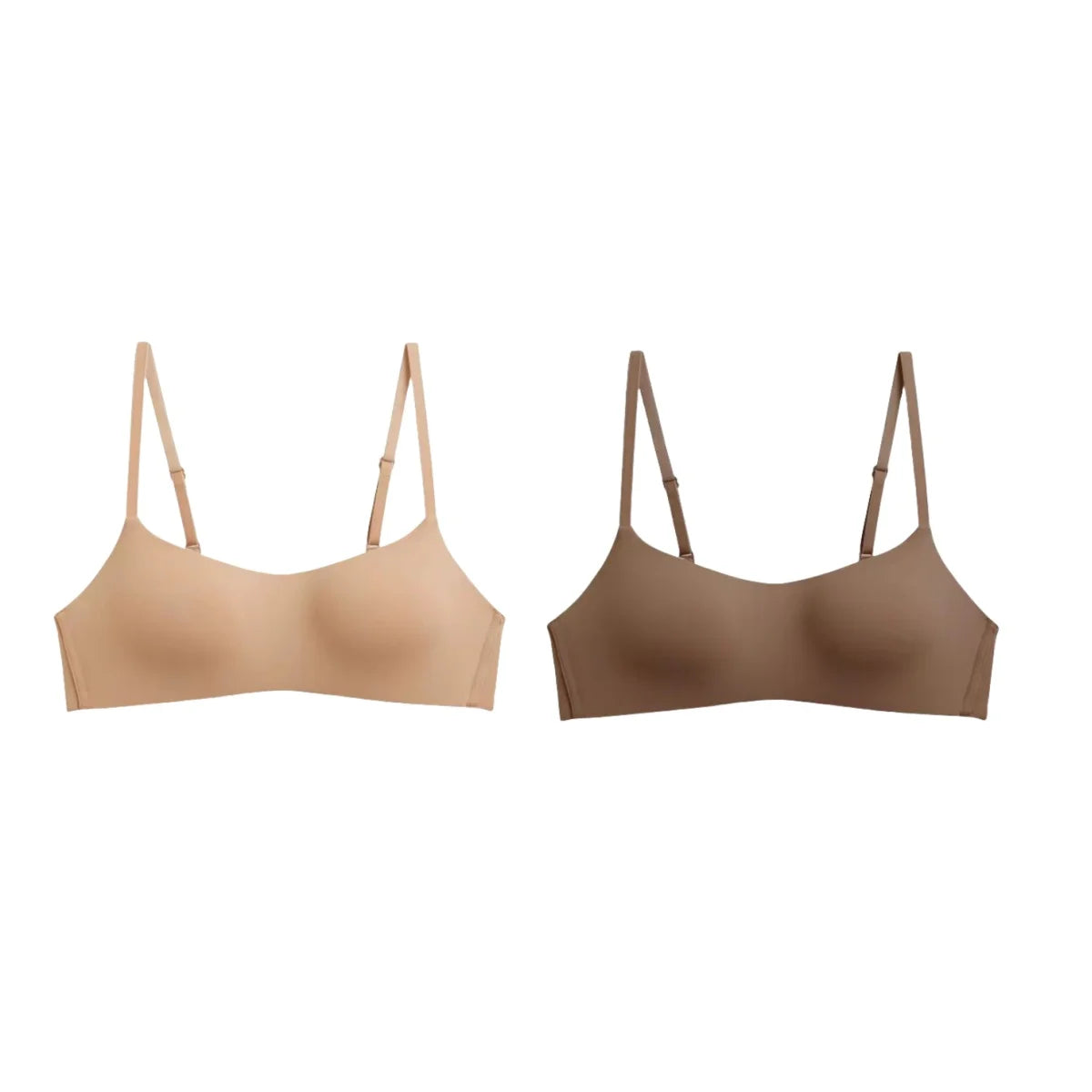 2PCS/Set Seamless Bras For Women Wireless Underwear 1/2 Cup Bra Female Wirless Sexy Lingerie Soft Padded Thin Intimates Aviola